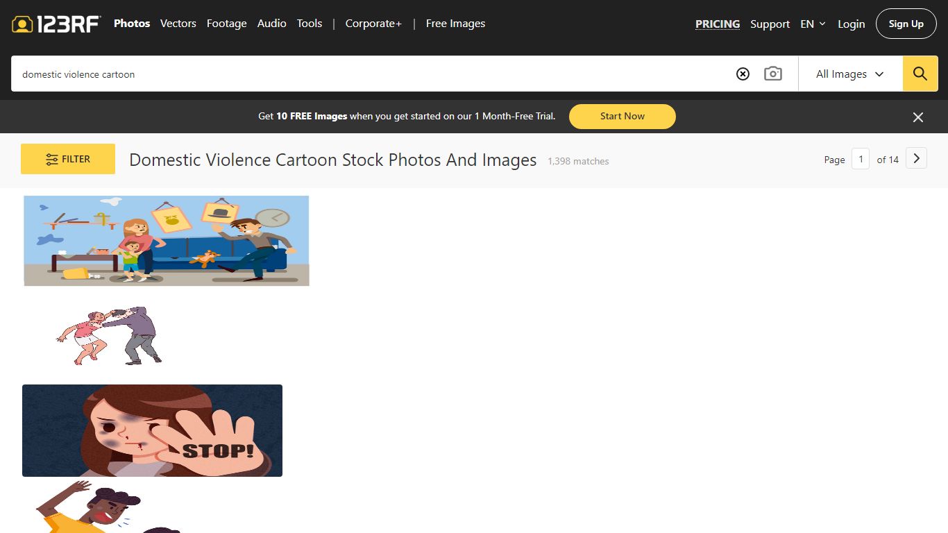 Domestic Violence Cartoon Stock Photos And Images